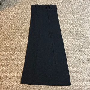 Dark Grey Maxi Skirt